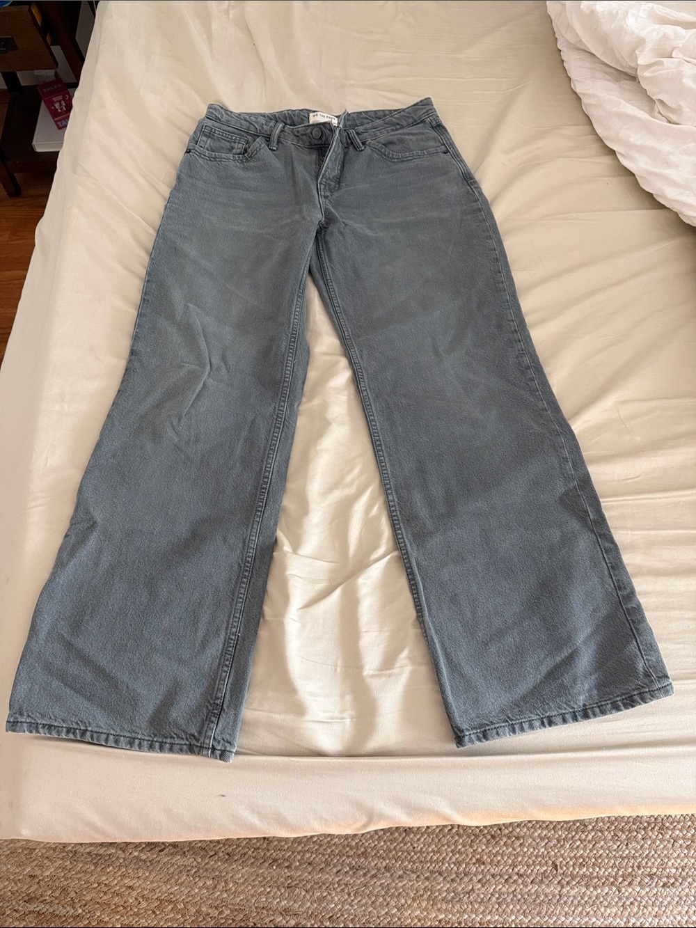 Free People Grey Flared Jeans size 28 and 
31 inch length